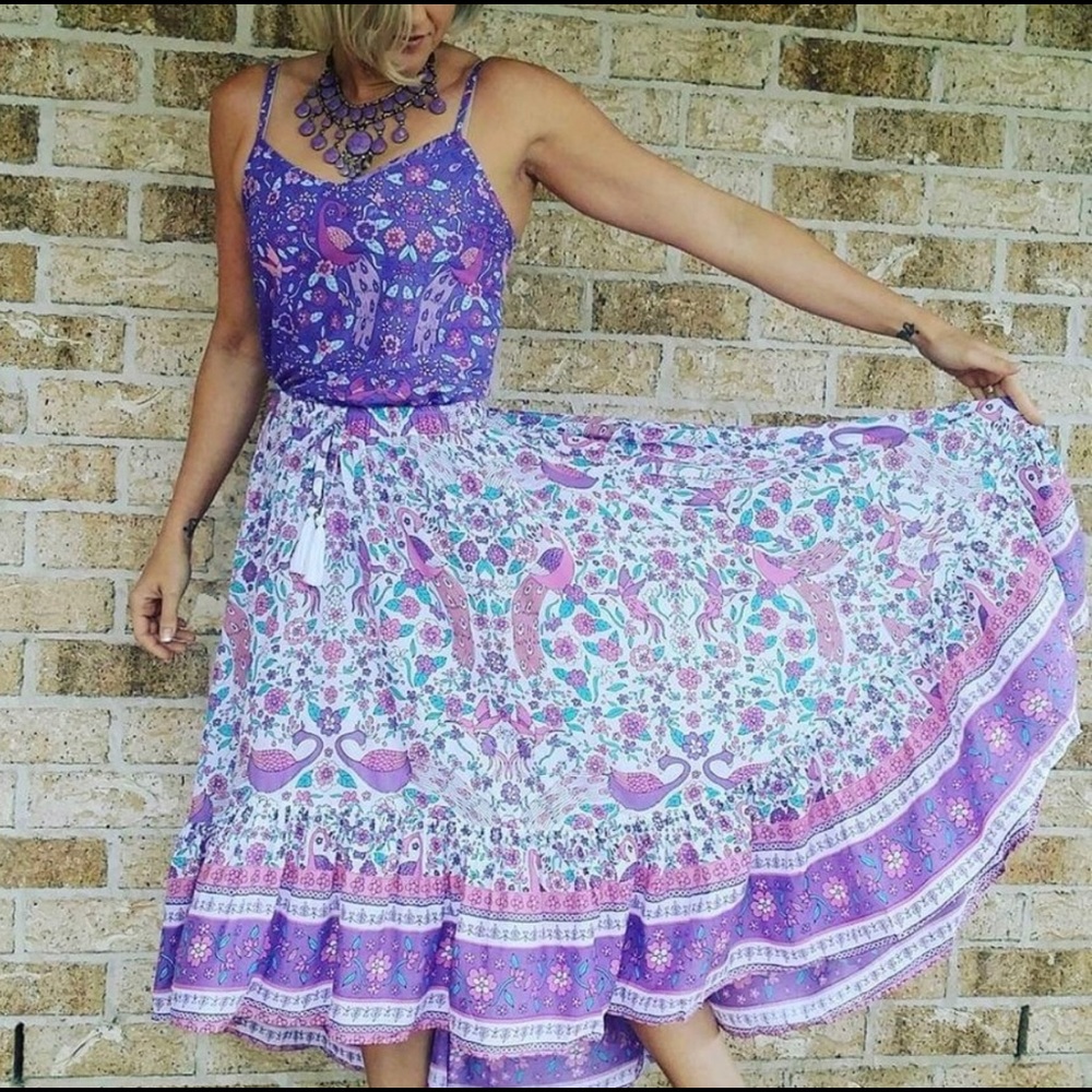 Wilde Bella Secret Garden high low Skirt M/L